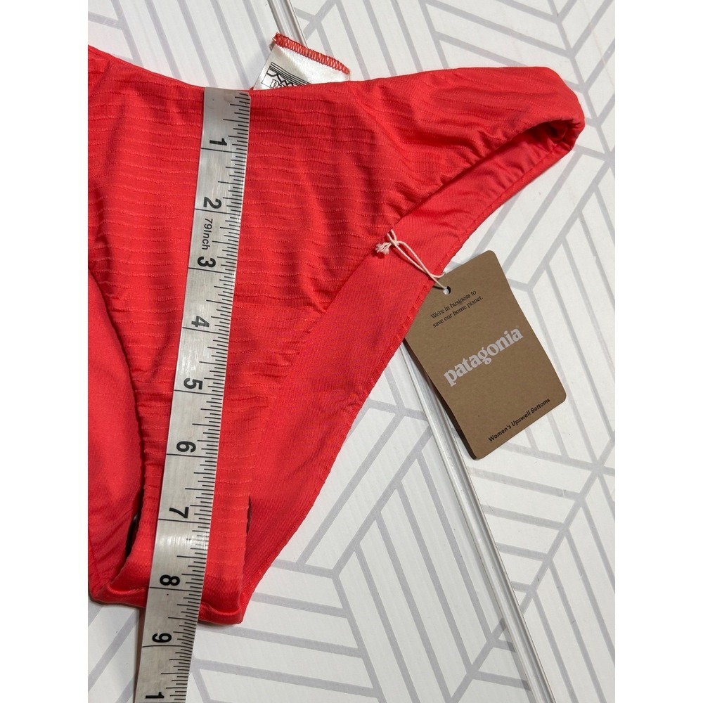 NWT $79 Patagonia Women's size Small Coral Upswell Bikini Bottoms Cheeky - Picture 6 of 9